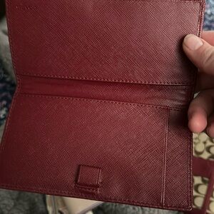Coach checkbook cover